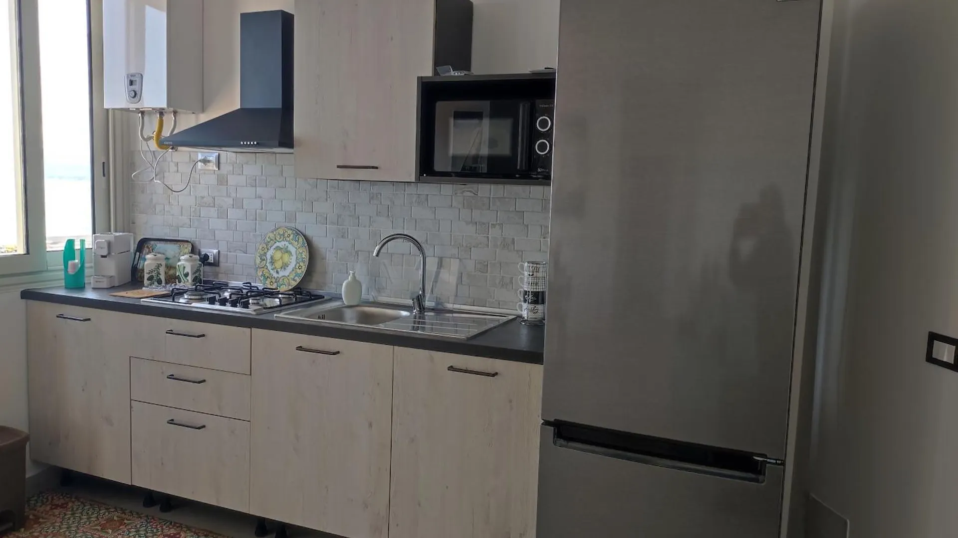 Apartment Ferienwohnung Rineddahouse Arenella - Vista Mare Panoramica A Palermo Con Parcheggio Privato