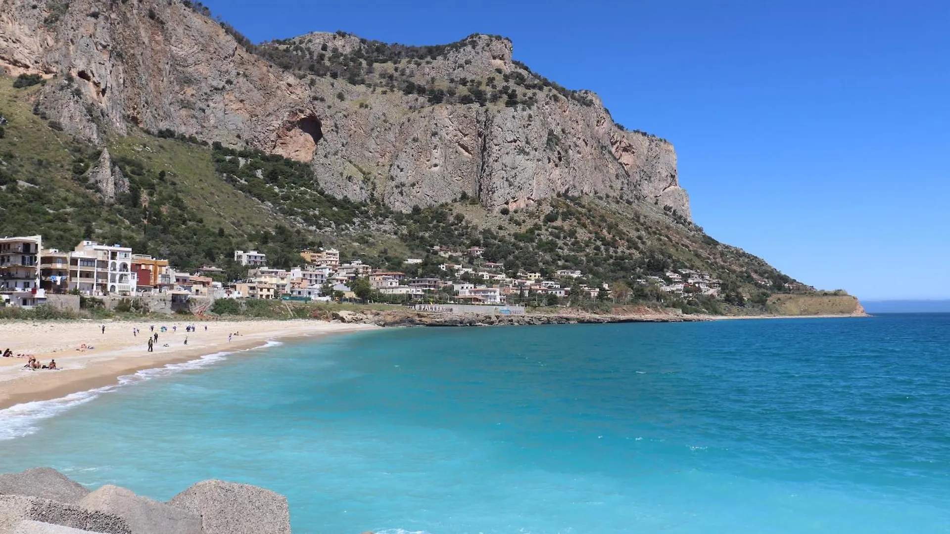 Apartment Ferienwohnung Rineddahouse Arenella - Vista Mare Panoramica A Palermo Con Parcheggio Privato